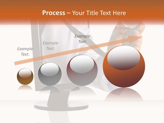 A Doctor Holding A Stethoscope Up To A Computer Screen PowerPoint Template