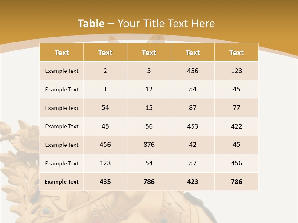 Face Budha Sculpture PowerPoint Template