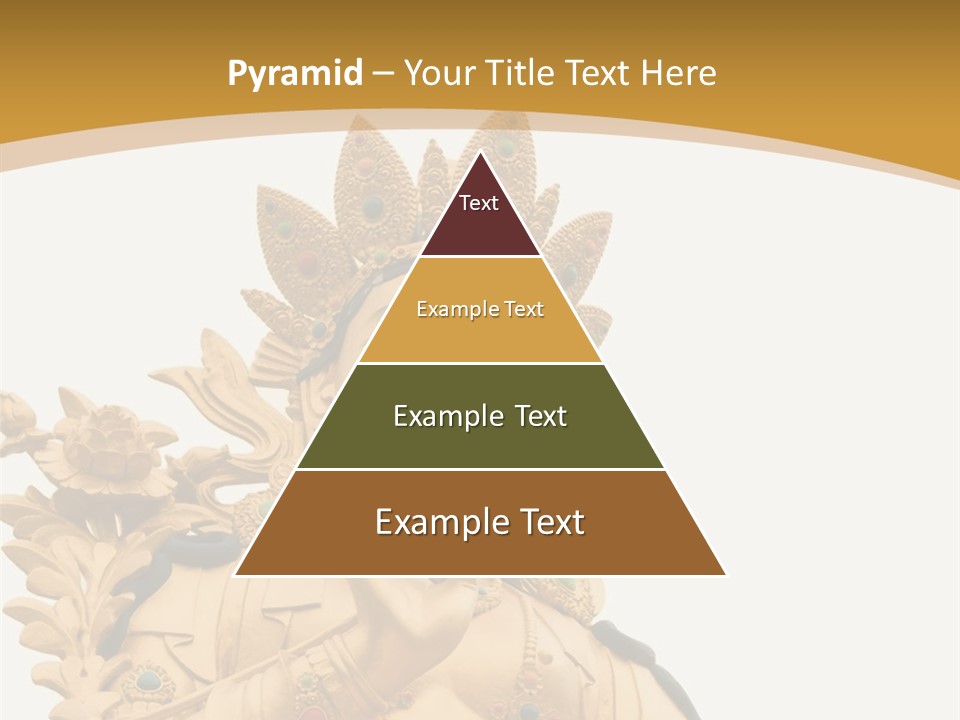 Face Budha Sculpture PowerPoint Template