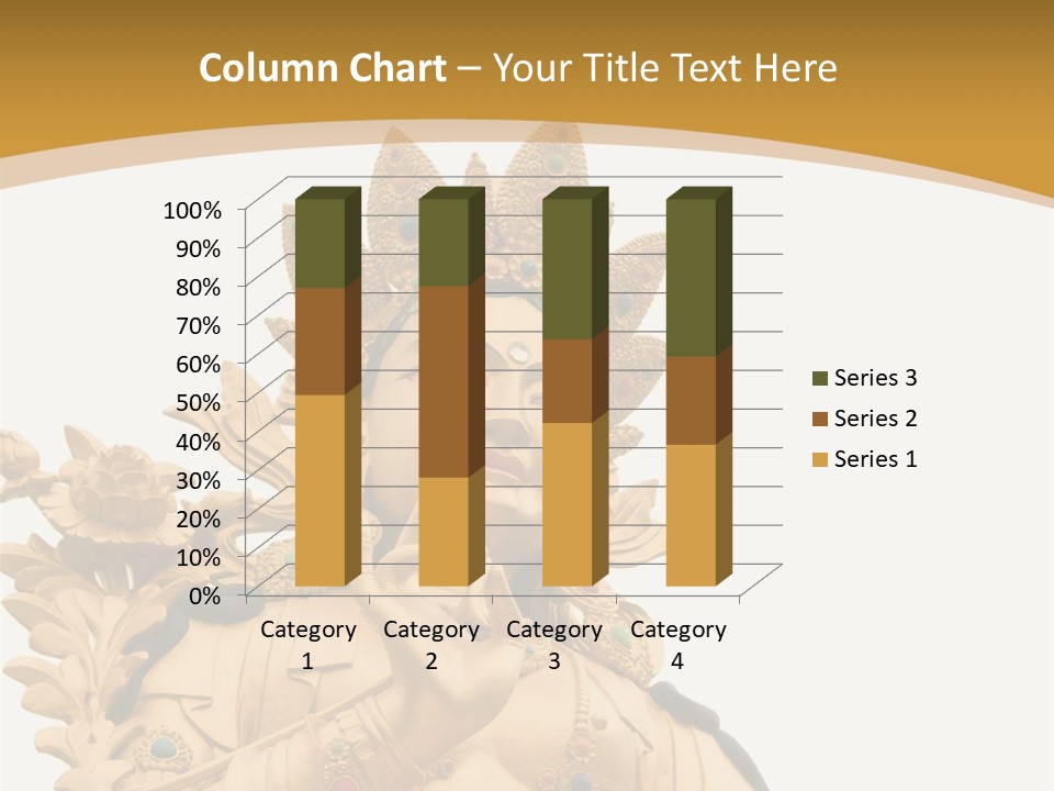 Face Budha Sculpture PowerPoint Template