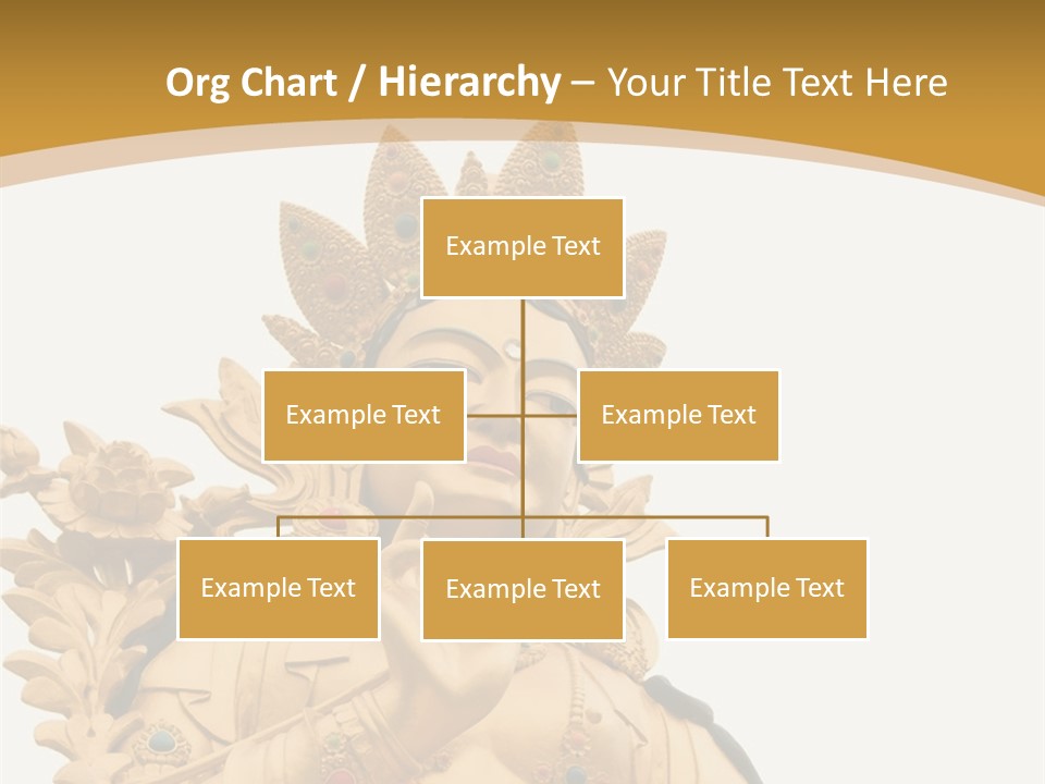 Face Budha Sculpture PowerPoint Template