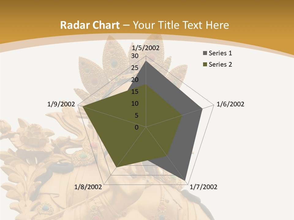 Face Budha Sculpture PowerPoint Template
