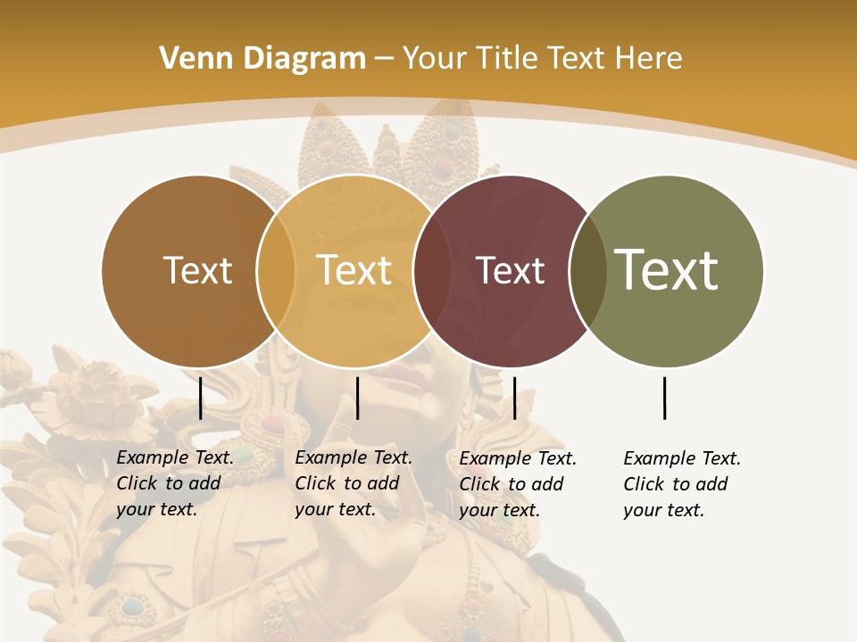 Face Budha Sculpture PowerPoint Template