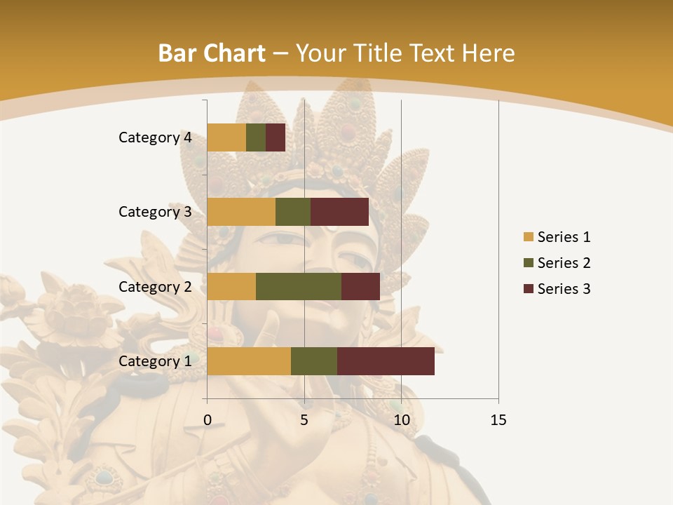 Face Budha Sculpture PowerPoint Template