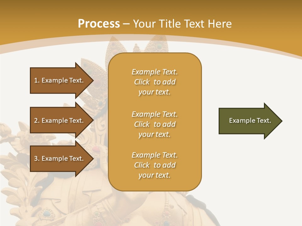 Face Budha Sculpture PowerPoint Template