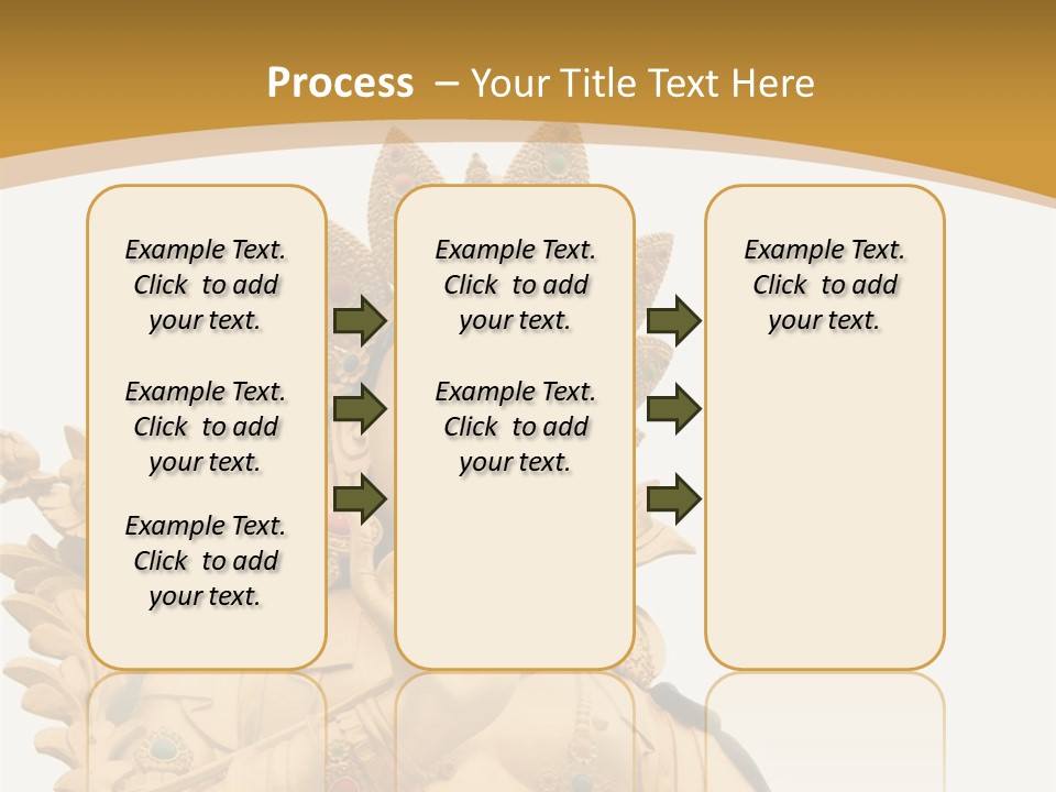 Face Budha Sculpture PowerPoint Template