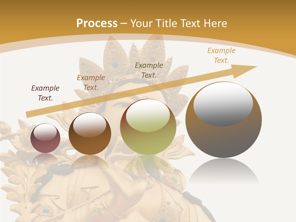 Face Budha Sculpture PowerPoint Template