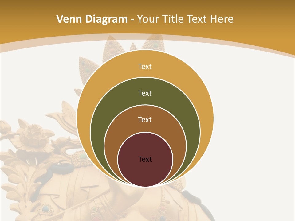 Face Budha Sculpture PowerPoint Template