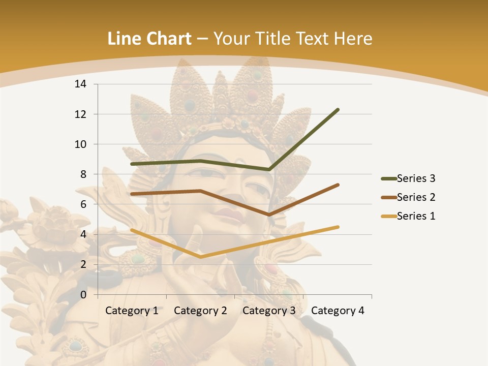 Face Budha Sculpture PowerPoint Template