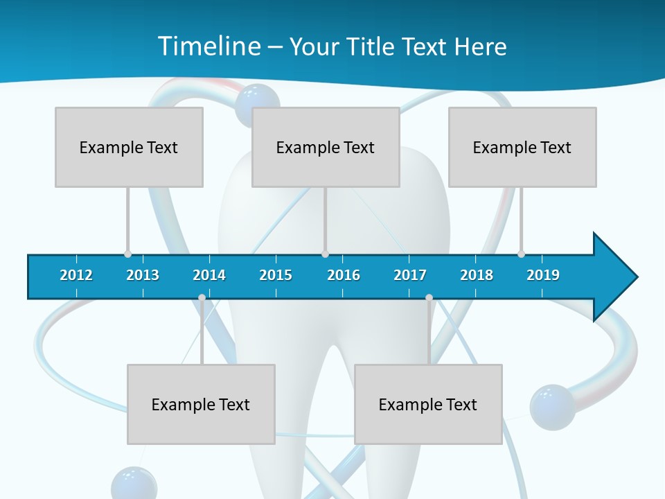 Icon Toothpaste Leg PowerPoint Template