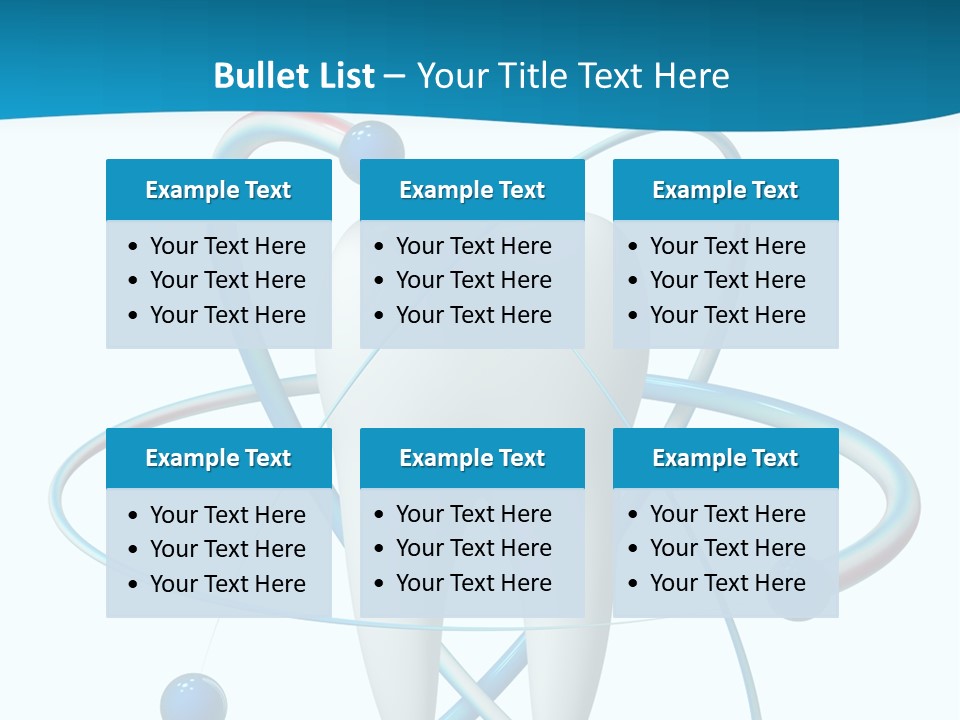Icon Toothpaste Leg PowerPoint Template