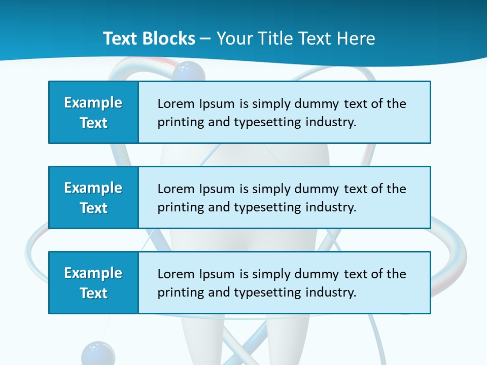 Icon Toothpaste Leg PowerPoint Template