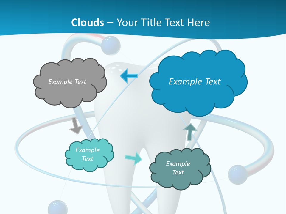 Icon Toothpaste Leg PowerPoint Template