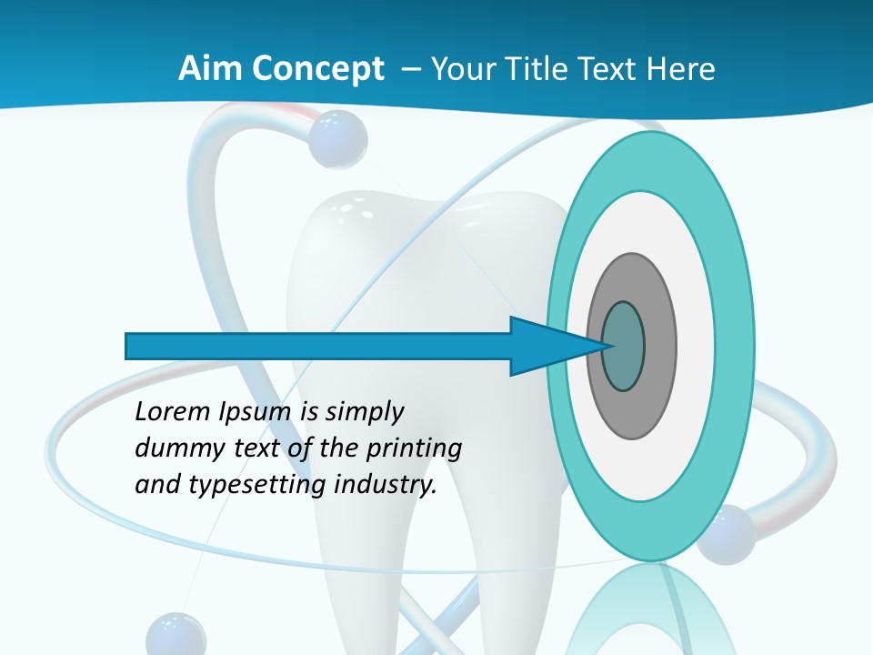 Icon Toothpaste Leg PowerPoint Template