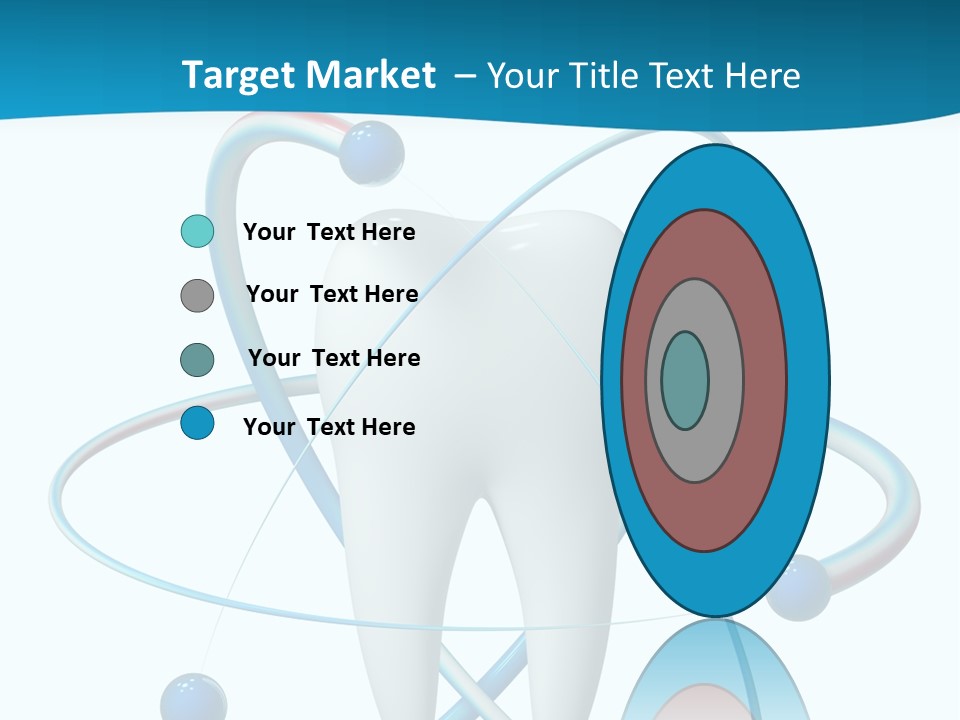 Icon Toothpaste Leg PowerPoint Template
