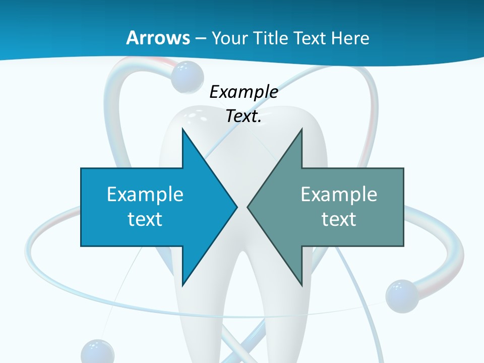 Icon Toothpaste Leg PowerPoint Template
