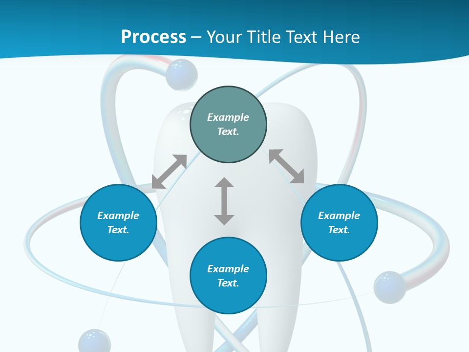 Icon Toothpaste Leg PowerPoint Template