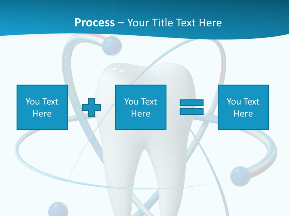 Icon Toothpaste Leg PowerPoint Template