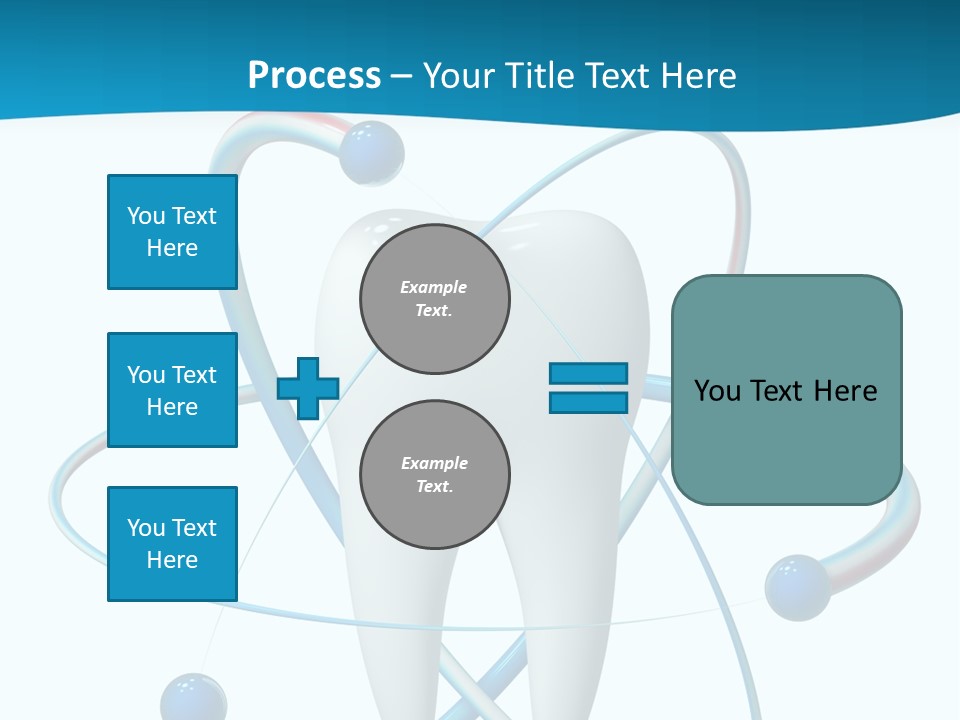Icon Toothpaste Leg PowerPoint Template
