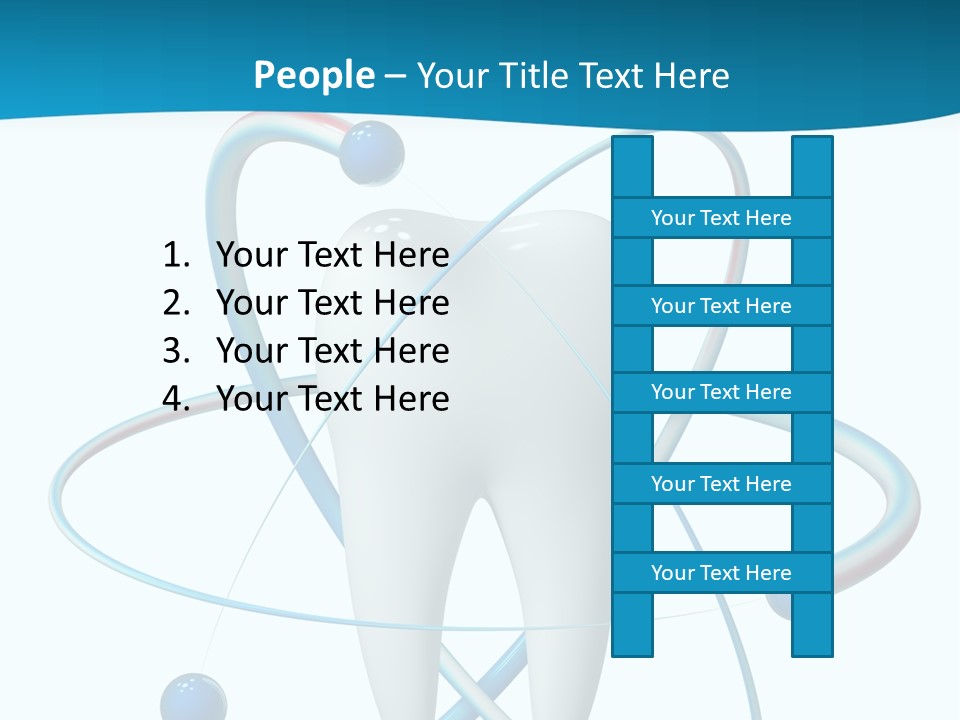 Icon Toothpaste Leg PowerPoint Template