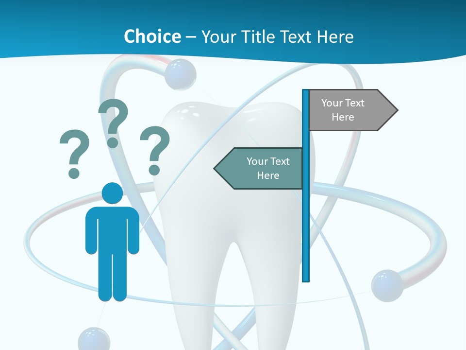 Icon Toothpaste Leg PowerPoint Template