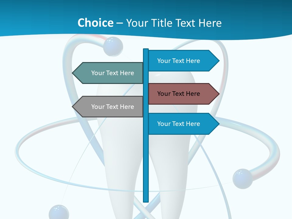 Icon Toothpaste Leg PowerPoint Template