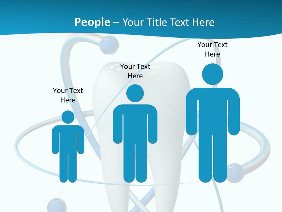 Icon Toothpaste Leg PowerPoint Template