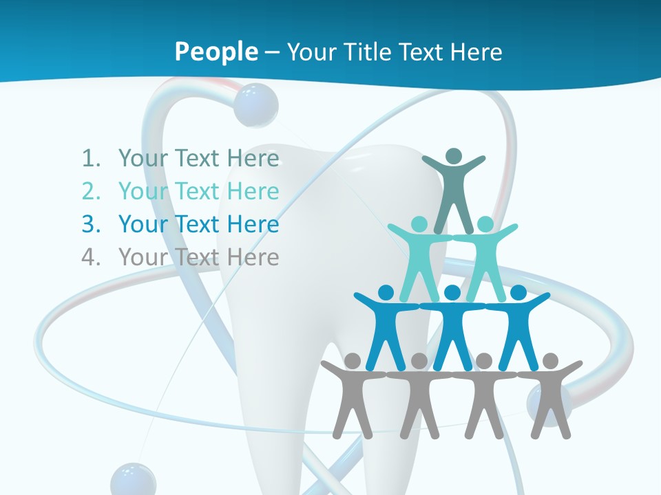 Icon Toothpaste Leg PowerPoint Template