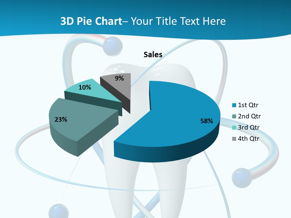 Icon Toothpaste Leg PowerPoint Template