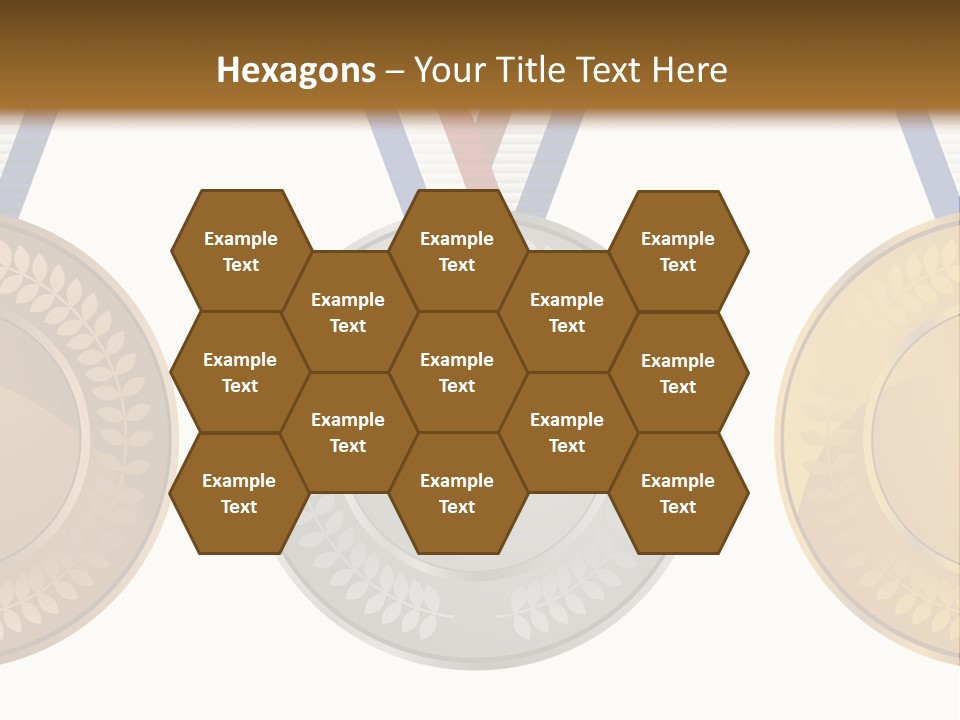 Icon Red Trophy PowerPoint Template