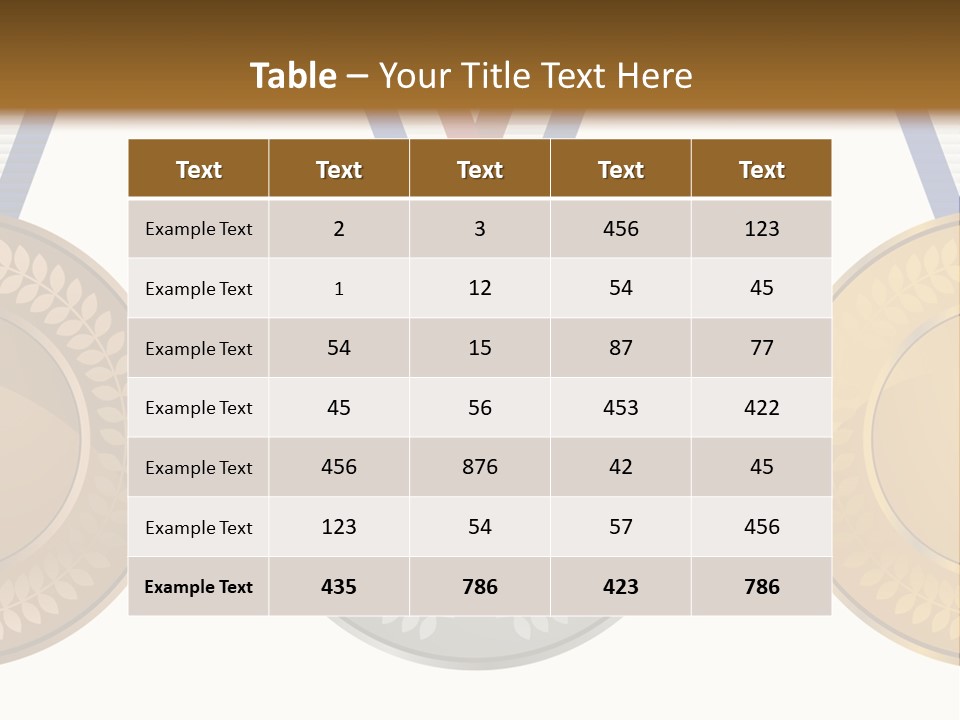 Icon Red Trophy PowerPoint Template