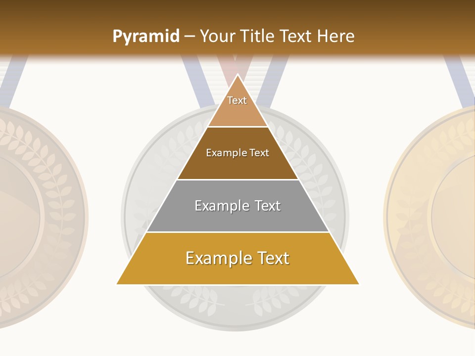 Icon Red Trophy PowerPoint Template