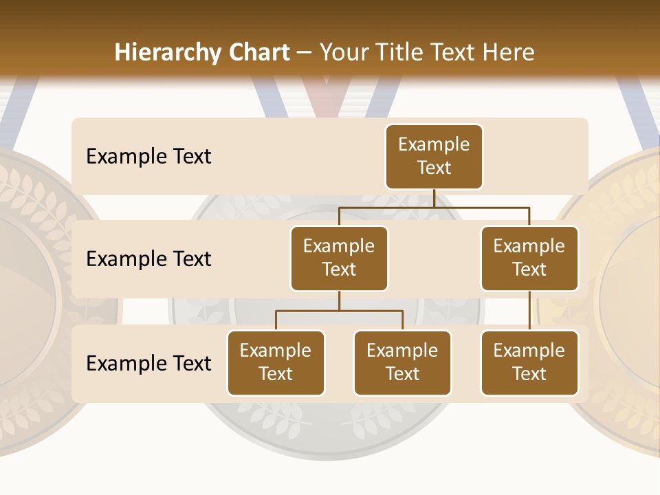 Icon Red Trophy PowerPoint Template