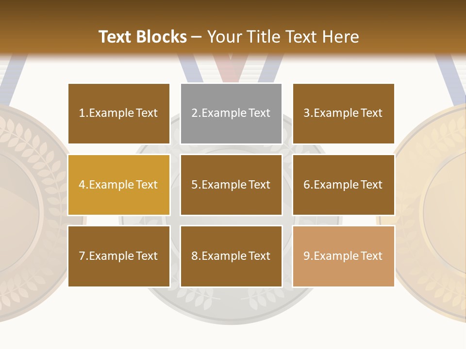 Icon Red Trophy PowerPoint Template
