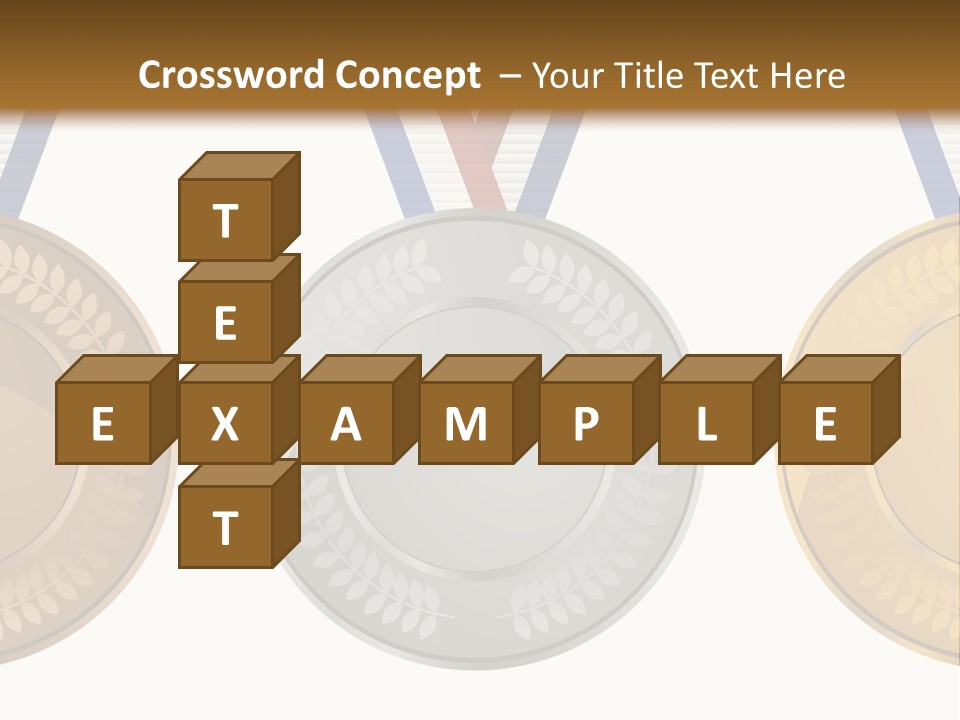 Icon Red Trophy PowerPoint Template