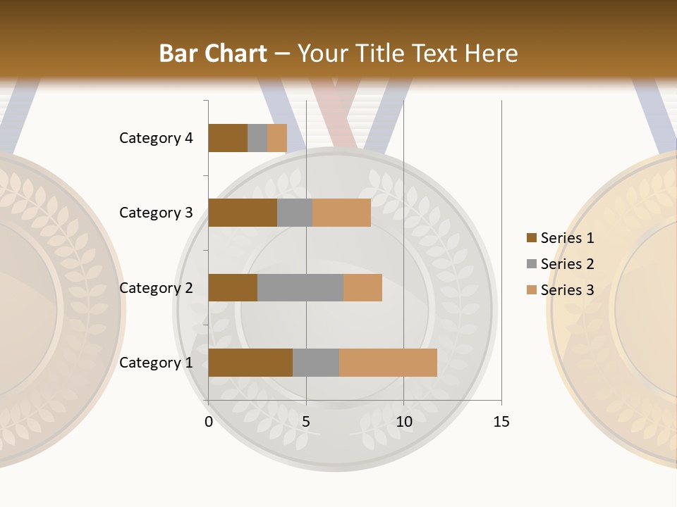 Icon Red Trophy PowerPoint Template