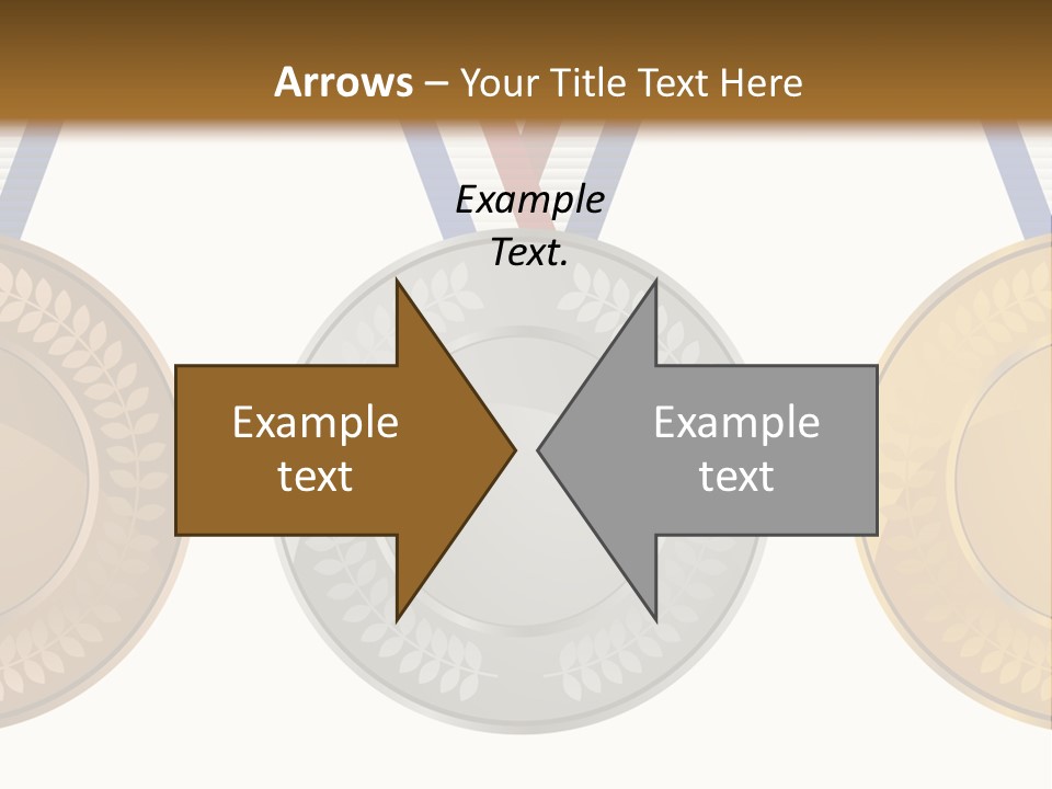 Icon Red Trophy PowerPoint Template