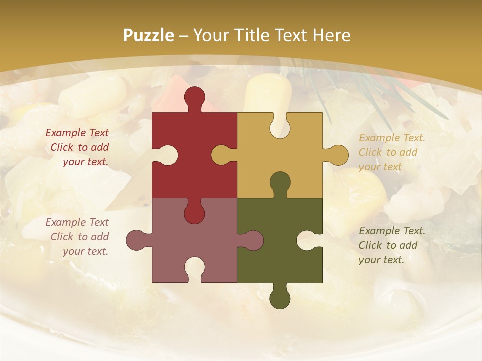 Red Garlic Potato PowerPoint Template