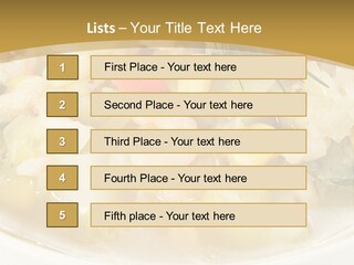 Red Garlic Potato PowerPoint Template