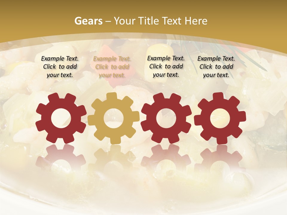 Red Garlic Potato PowerPoint Template