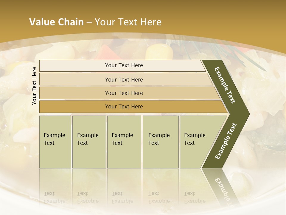 Red Garlic Potato PowerPoint Template