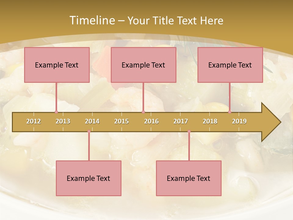 Red Garlic Potato PowerPoint Template