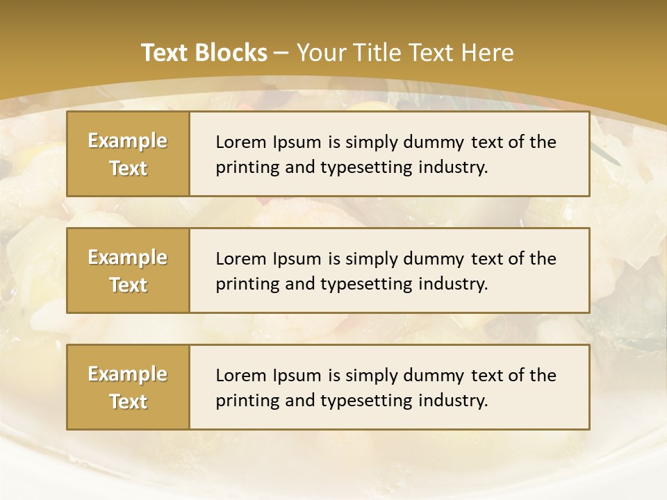 Red Garlic Potato PowerPoint Template