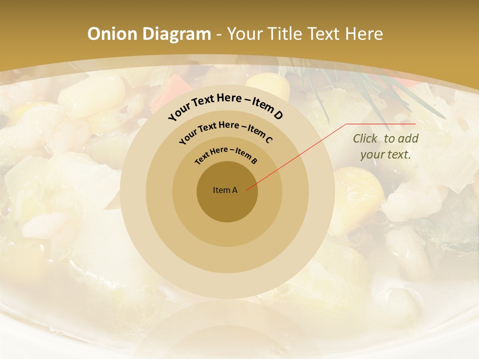 Red Garlic Potato PowerPoint Template