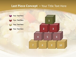 Red Garlic Potato PowerPoint Template