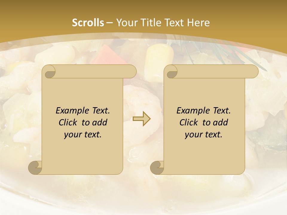 Red Garlic Potato PowerPoint Template