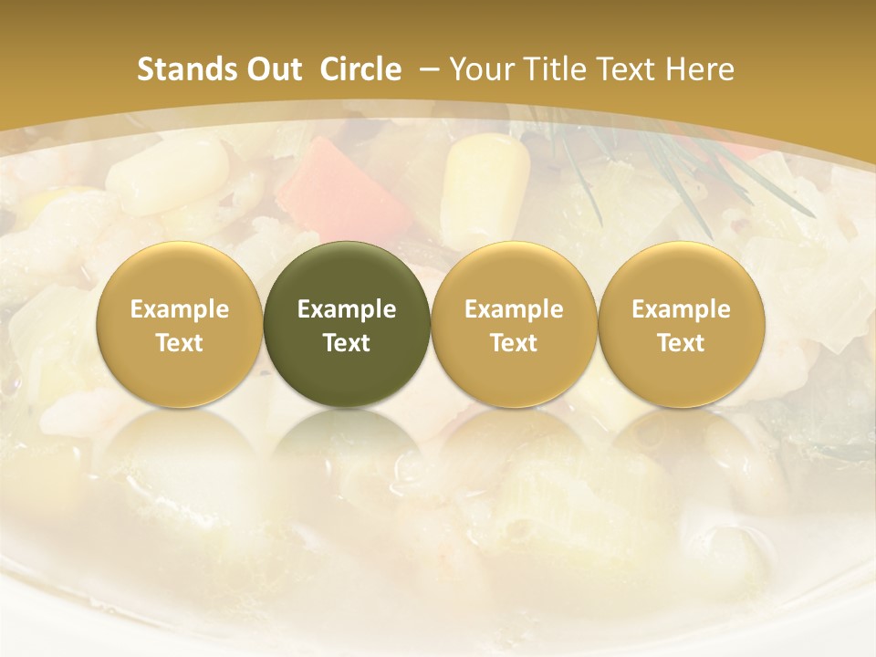 Red Garlic Potato PowerPoint Template