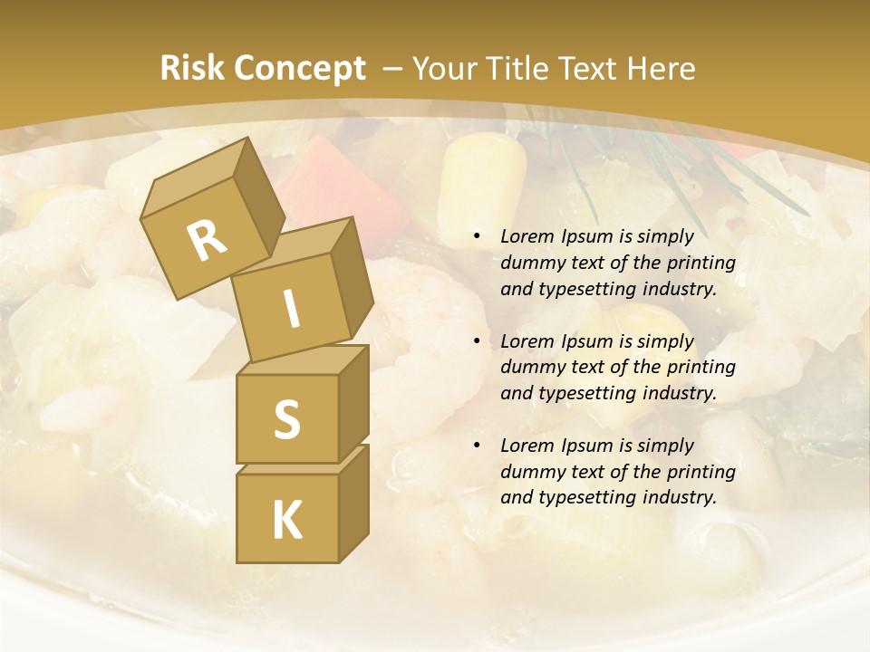 Red Garlic Potato PowerPoint Template