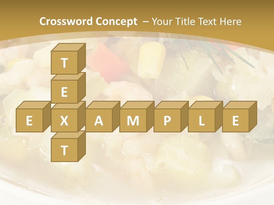 Red Garlic Potato PowerPoint Template