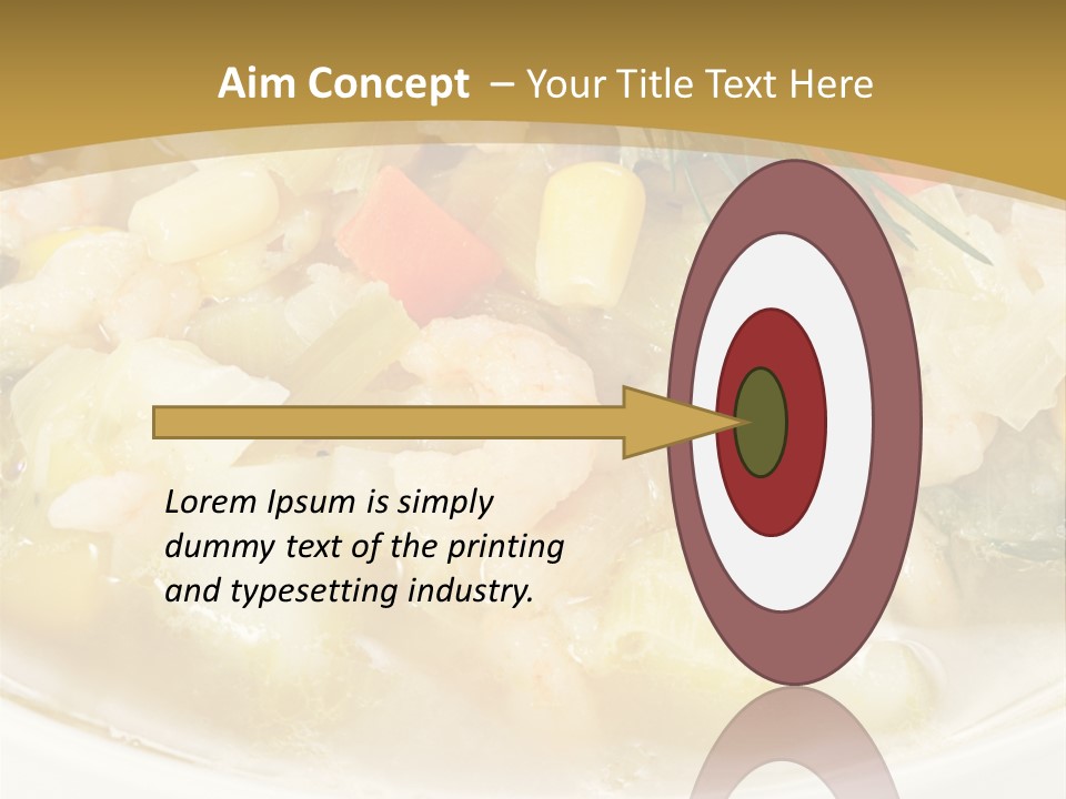 Red Garlic Potato PowerPoint Template